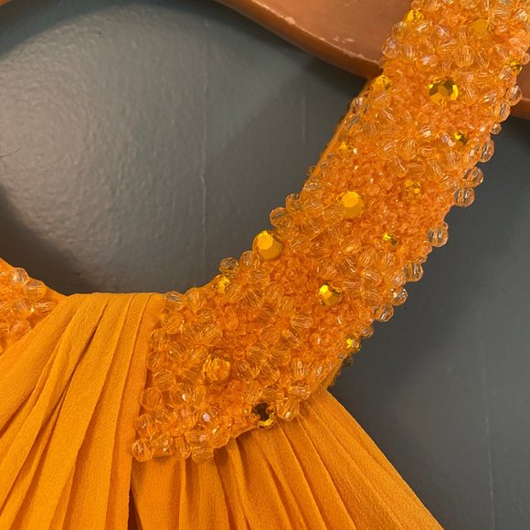 Cache Prom Dress Empire Waist Cross Back Gown - Picture 3 of 6